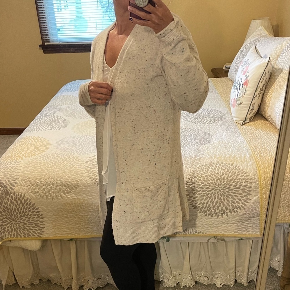 Multi Color Oatmeal Cardigan - Picture 3 of 8